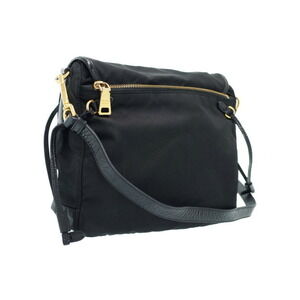 Prada Bag Saffiano Nylon Black Tessuto Messenger